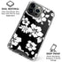 Black and White iPhone 16 Pro Clear Case